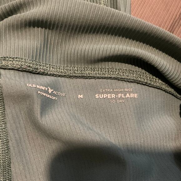 Old Navy Powersoft Extra High Rise Super Flare Ribbed Pants - Bundle of 2 - Picture 2 of 8